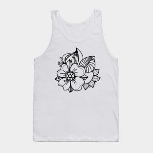 Cute flower Design Tank Top